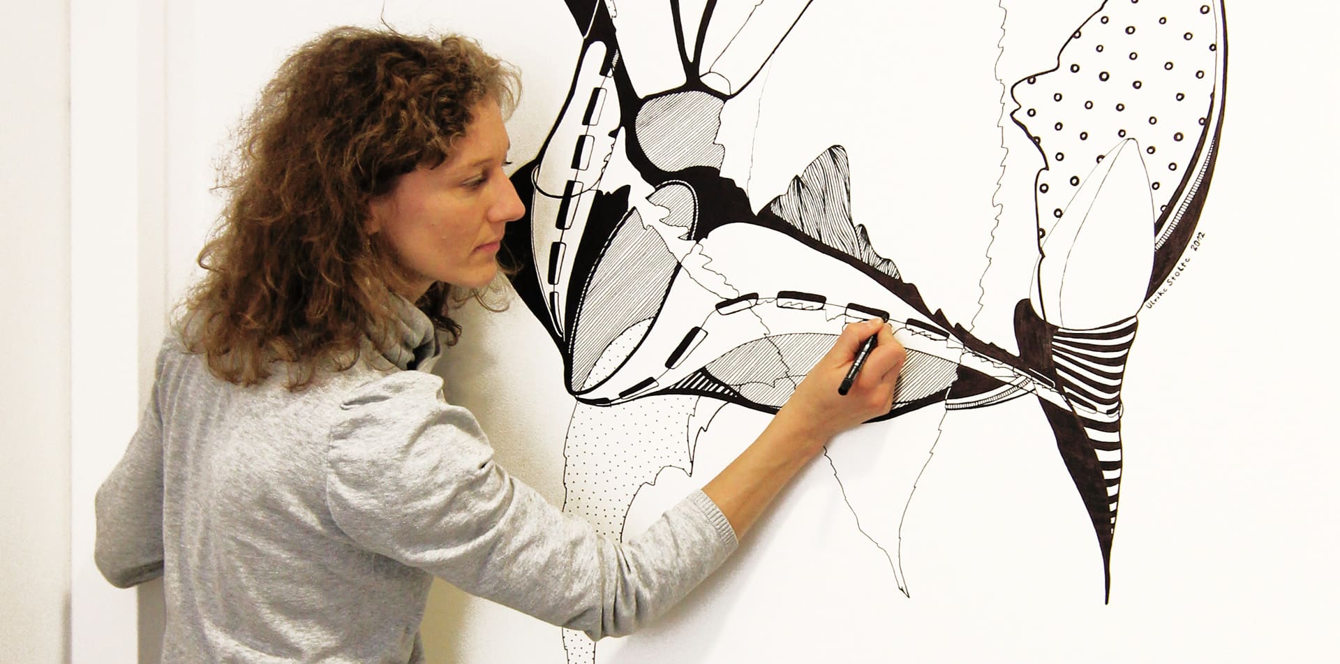 Ulrike Stolte Individuelle Kunstprojekte, Wangrafik