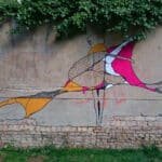 Ulrike Stolte Kunstprojekte Wandgrafik Aussenbereich Berlin 2016