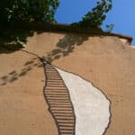 Ulrike Stolte Kunstprojekte Wandgrafik / Detail Aussenbereich Berlin, Prenzlauer Berg 2016